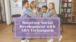social development, learning development, ABA techniques, sensory play, cooperative games, social stories, peer playdates, role play