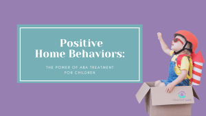 Image: Child Engaging in Home Activity - A cheerful child dressed up and happily participating in a home activity, illustrating the positive impact of ABA treatment on fostering positive home behaviors.